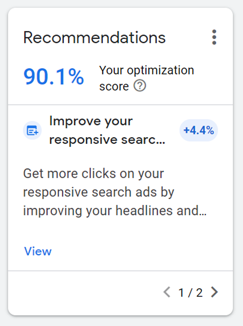 90-percent-Google-ads-optimization-score